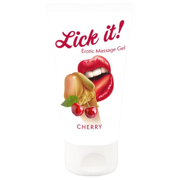 Lick it! - lubrificante commestibile 2in1 - ciliegia - 50ml