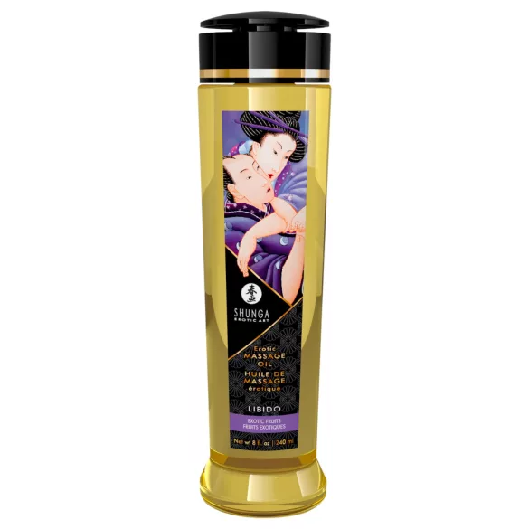 Shunga - olio da massaggio - frutti esotici - 240ml