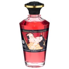   Shunga - olio da massaggio riscaldante gusto champagne e fragola (100ml)