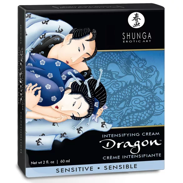 Shunga Dragon Sensitive - gel intimo uomo stimolante - 60ml