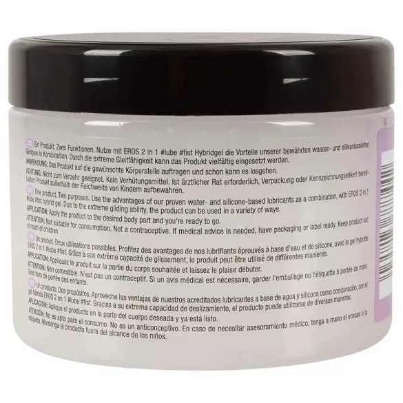 EROS - lubrificante 2in1 e fisting - effetto ibrido - 500ml