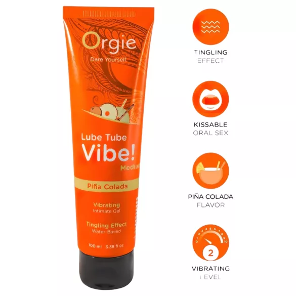 Orgie - gel lubrificante intimo effetto stimolante - Pina Colada 100ml