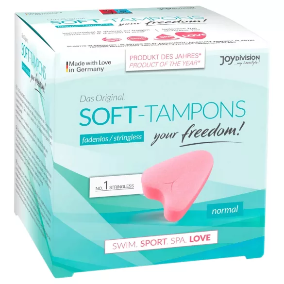 JoyDivision Soft-Tampons - assorbenti interni morbidi senza cordicella (3 pezzi)