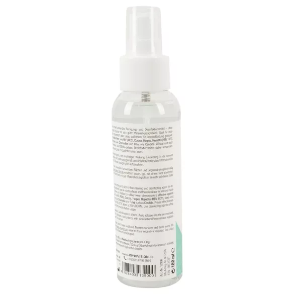 JoyDivision Clean Safe - spray disinfettante e detergente - 100ml