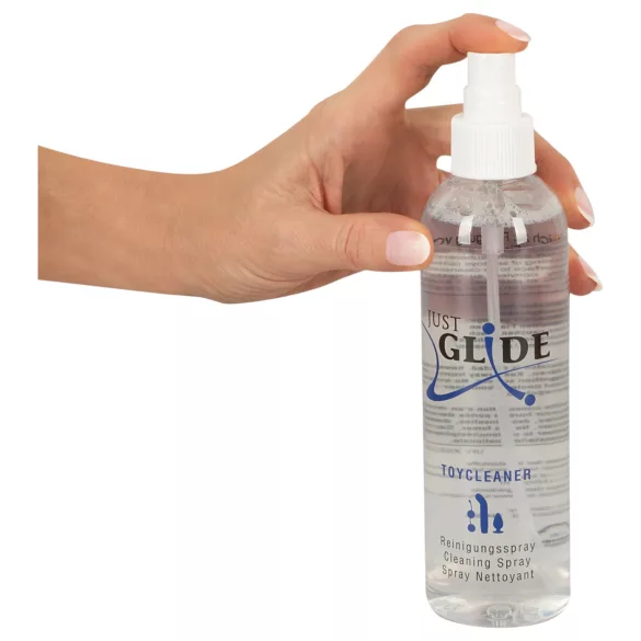 Just Glide - Spray detergente per prodotti erotici - 250 ml