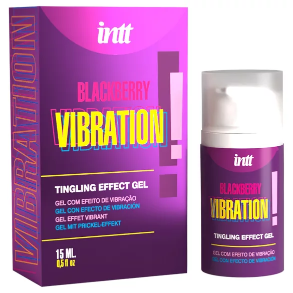 Intt Vibration! - vibratore liquido stimolante - mora - 15ml