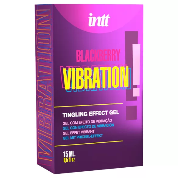 Intt Vibration! - vibratore liquido stimolante - mora - 15ml