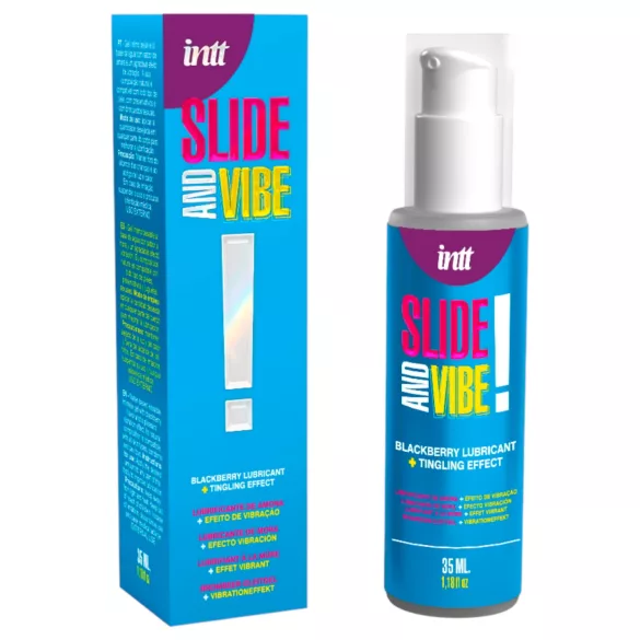 Intt - gel lubrificante intimo commestibile effetto stimolante - mora 35ml
