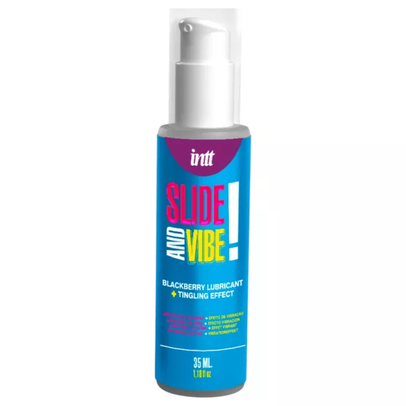 Intt - gel lubrificante intimo commestibile effetto stimolante - mora 35ml