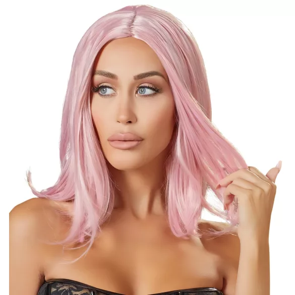 Cottelli - Parrucca bob media lunghezza - rosa