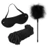 Master & Slave - set bondage - accessori gioco coppia - marrone nero