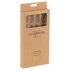 Straw Willy - cannucce con pene - plastica trasparente - 4 pezzi