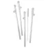 Straw Willy - cannucce con pene - plastica trasparente - 4 pezzi