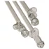 Straw Willy - cannucce con pene - plastica trasparente - 4 pezzi