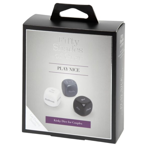 Cinquanta Sfumature di Grigio - Set Dadi Erotici (3 pezzi)