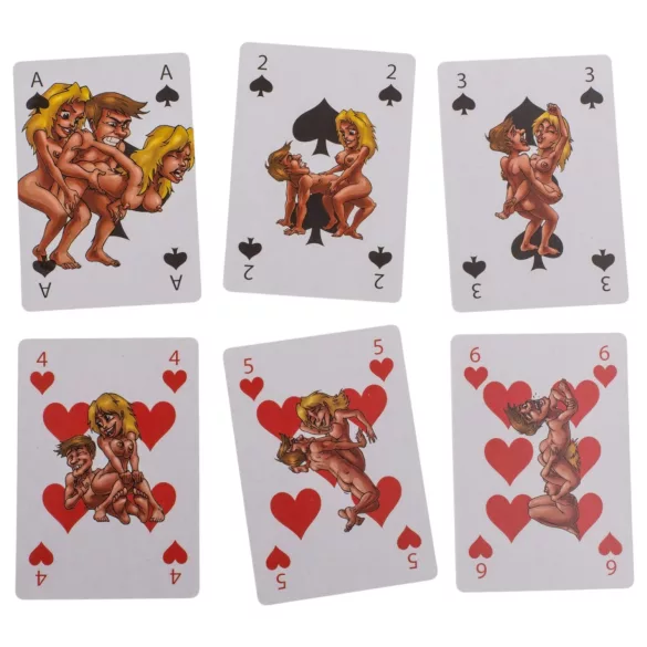 Kama Sutra - carte da gioco erotiche - 54 pezzi
