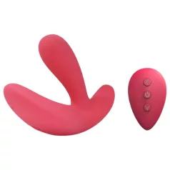 Cotoxo Saddle - vibratore prostatico con telecomando - rosso