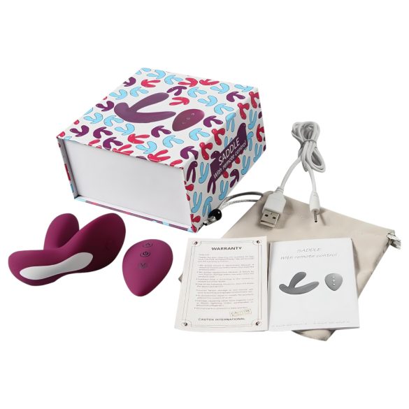 Cotoxo Saddle - vibratore prostatico telecomandato (viola)