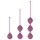 Cotoxo Belle - set di 3 palline vaginali - viola