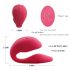 Cotoxo Cupid 2 - Vibratore coppia con telecomando (rosso)