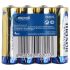 Batterie durature AA - Confezione da 4 pezzi