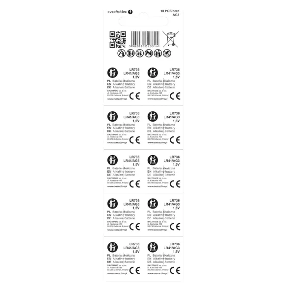 Gombelem - batteria LR41 - confezione da 10 pezzi