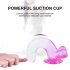 Sunfo - Dildo con ventosa e testicoli - 22cm (trasparente-lilla)