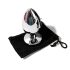 Sunfo - plug anale in metallo con gemma viola (argento)