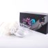 Sunfo - Plug anale con coda di coniglio (nero-bianco)