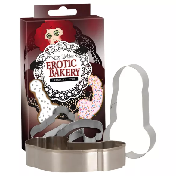 Set stampi biscotti - a forma di pene (2 pz)