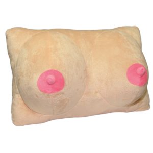 Cuscino peluche in forma di seno