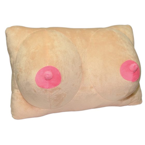 Cuscino peluche in forma di seno