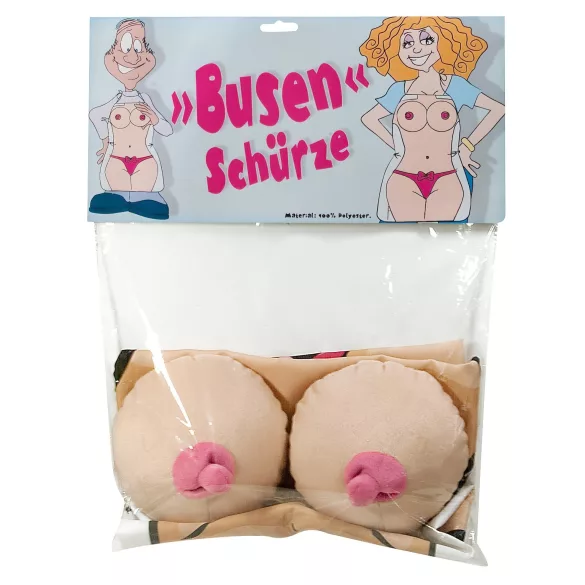 Grembiule da cucina erotico (con seno in peluche)