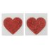 Scintillanti copri capezzoli a forma di cuore