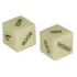 CUBE - dado luminoso - si illumina al buio - silicone