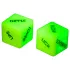 CUBE - dado luminoso - si illumina al buio - silicone