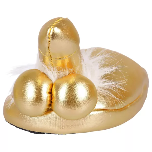 Pantofole con pene (oro)
