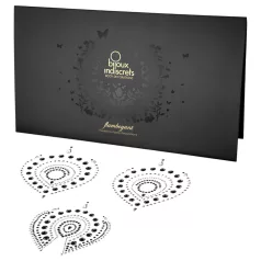   Set gioielli intimi con brillanti scintillanti - 3 pezzi (nero)