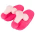 Plüss - ciabatte peluche a forma di pene - rosa