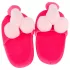 Plüss - ciabatte peluche a forma di pene - rosa