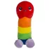 Pene peluche - 30 cm (arcobaleno)