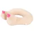 Cicis - cuscino da collo erotico - pelle sintetica beige