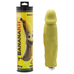   Bananakit - set per la copia del pene con vibratore - fluorescente (giallo)