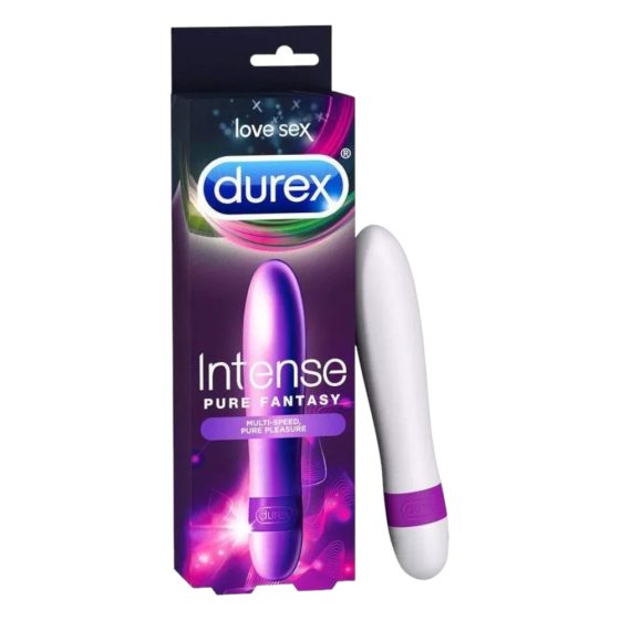 Durex Intense Pure Fantasy - vibratore a bastoncino (bianco) -