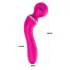 Lonely 2in1 - vibratore punto G e massaggiatore - 3 testine - silicone rosa
