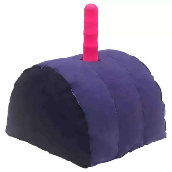 Magic Pillow - cuscino sessuale gonfiabile con supporto per dildo - viola
