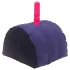 Magic Pillow - cuscino sessuale gonfiabile con supporto per dildo - viola