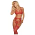 Mapalé - completino lingerie con reggicalze - rosso