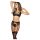 Mapalé - Set di lingerie con reggicalze (nero) - M/L