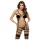 ZADO - body imbragatura in pelle - nero - L/XL